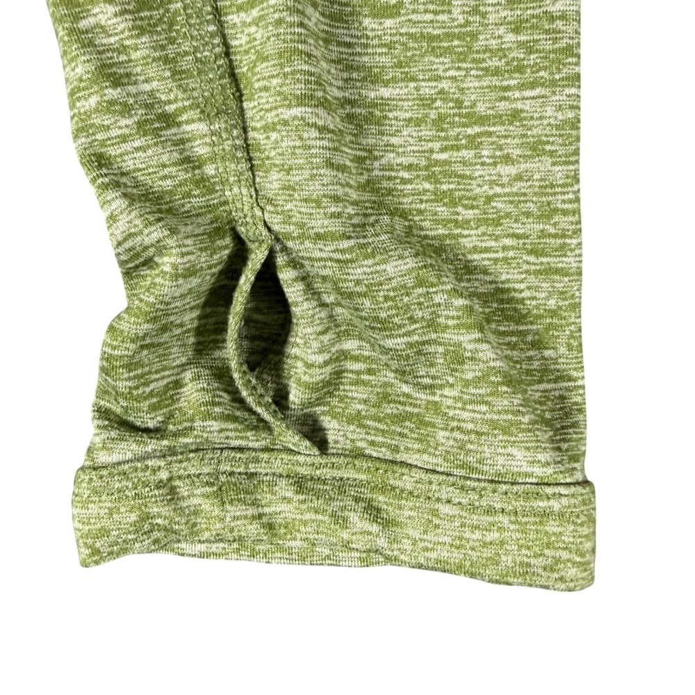 Nike Running Dri-FIT 1/4 Zip Pullover Womens XL Heather Green Thumbholes Yoga - Picture 5 of 9